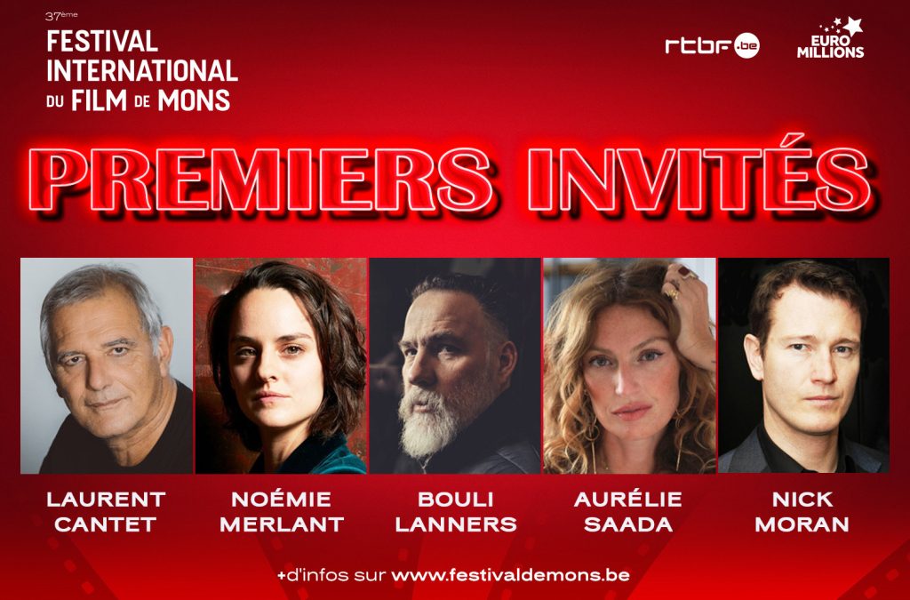Premiers invités du 37e festival de Mons : Laurent Cantet, Noémie Merlant, Bouli Lanners, Aurélie Saada, Nick Moran